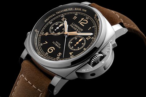 panerai flyback chrono|panerai luminor 1950 44.